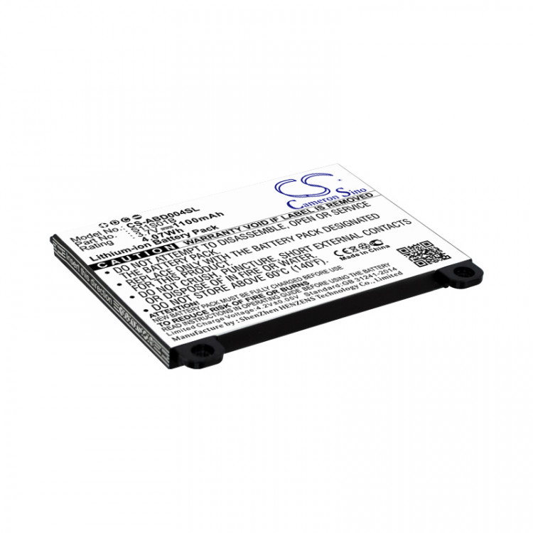 Аккумулятор Cameron Sino для Amazon Kindle 2 WiFi, S11S01B CS-ABD004SL Аккумулятор Cameron Sino для Amazon Kindle 2 WiFi, S11S01B CS-ABD004SL