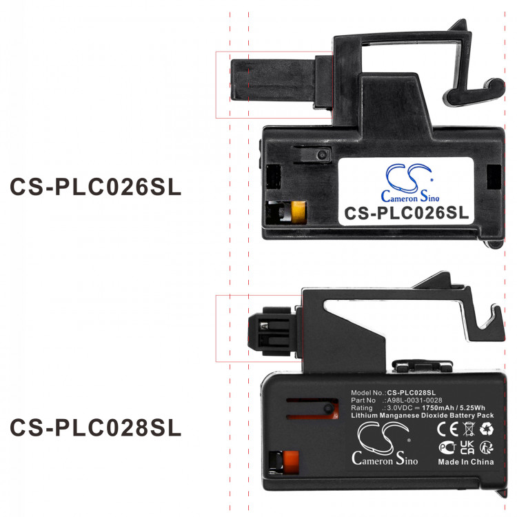Элемент питания для GE Fanuc 30i, Fanuc 31i, Fanuc 32i, A98L-0031-0026 Cameron Sino CS-PLC026SL Элемент питания для GE Fanuc 30i, Fanuc 31i, Fanuc 32i, A98L-0031-0026 Cameron Sino CS-PLC026SL