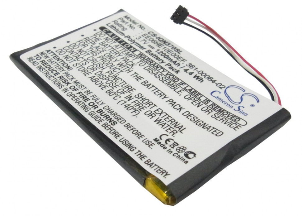 Cameron Sino Batteria Sostitutiva Per Garmin Nuvi 3700 / 3760 / 3760T – 1200 MAh, 4.4 WH, Compatibile Con Originale