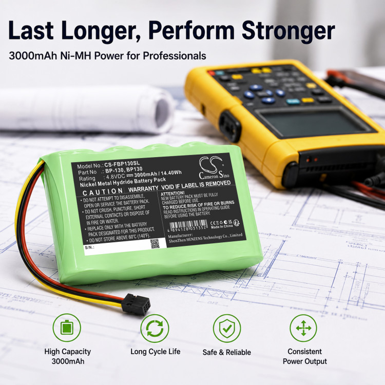 Аккумулятор Cameron Sino для Fluke ScopeMeter 123, 124 BP130 CS-FBP130SL Аккумулятор Cameron Sino для Fluke ScopeMeter 123, 124 BP130 CS-FBP130SL