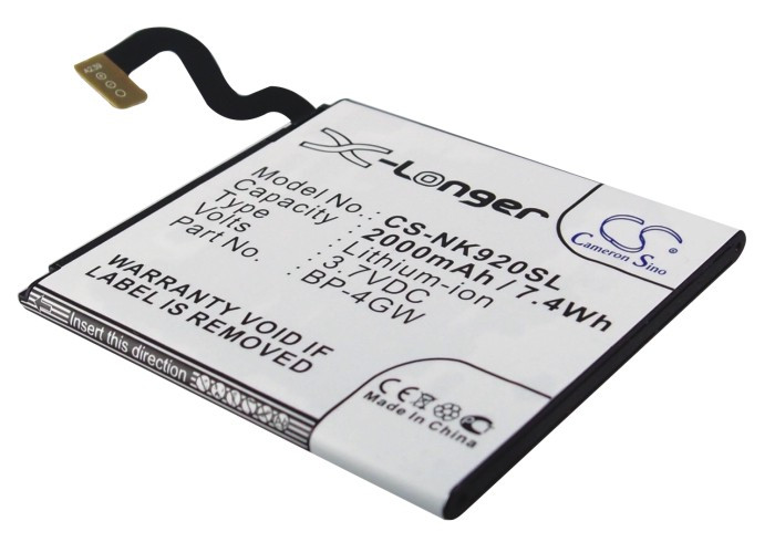 Аккумулятор Cameron Sino для Lumia 920 BP-4GW CS-NK920SL