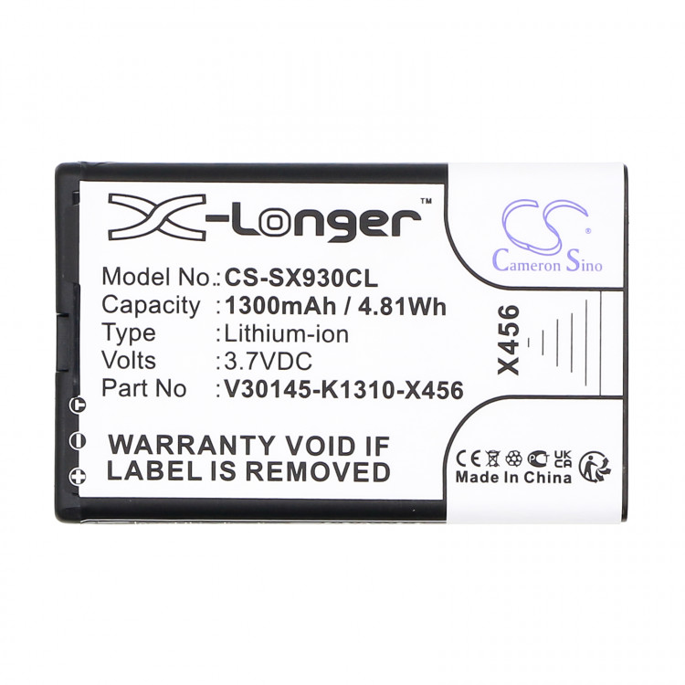 Аккумулятор Cameron Sino для Siemens  Gigaset SL930 V30145-K1310-X456 CS-SX930CL