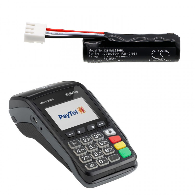Аккумулятор Cameron Sino для терминалов Ingenico IWL220, ШТРИХ-НАНО-Ф CS-IML220HL Аккумулятор Cameron Sino для терминалов Ingenico IWL220, ШТРИХ-НАНО-Ф CS-IML220HL